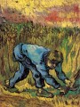 Reaper mit Sichel nach Hirse Vincent van Gogh